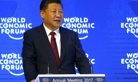 Chinese President Xi Jinping attends the World Economic Forum (WEF) annual meeting in Davos, Switzerland January 17, 2017.  REUTERS/Ruben Sprich