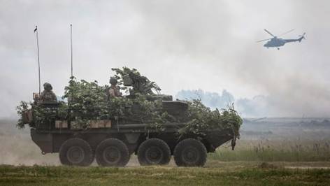 File photo: NATO's Saber Strike military exercise in Orzysz, Poland.
