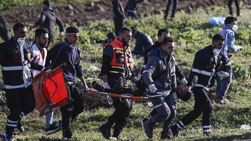 Palestinian protester shot in the head near Gaza border: ministry