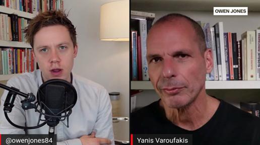 Owen Jones Meets Yanis Varoufakis: “We live under something far worse than capitalism”